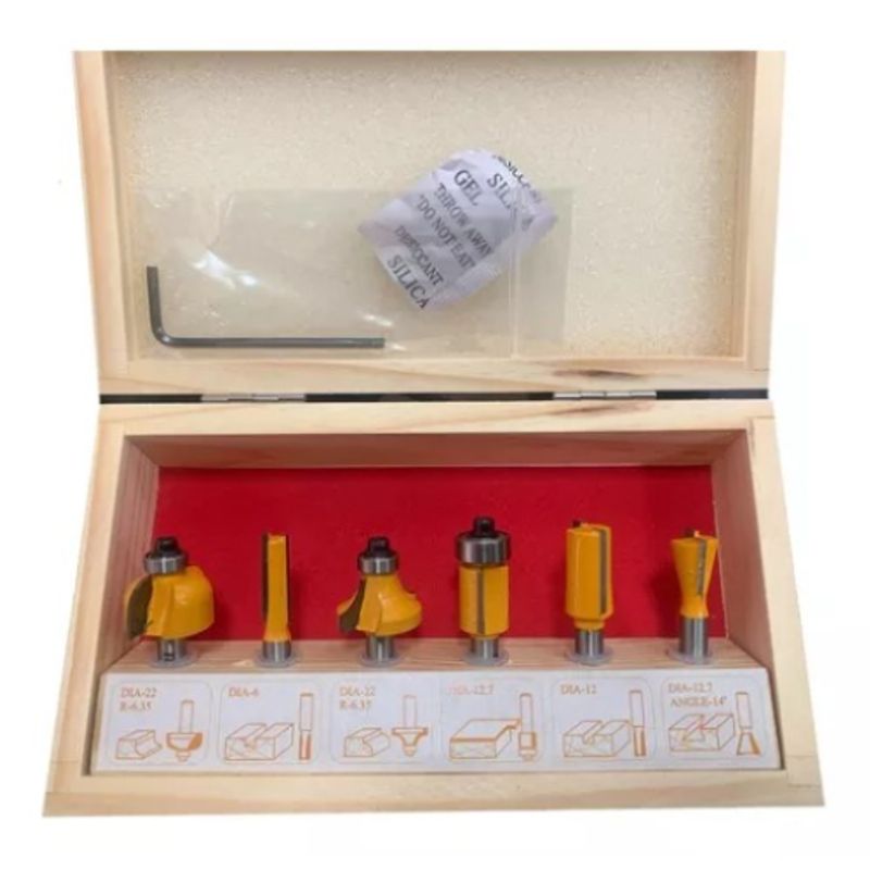GENERICO - SET FRESAS CUCHILLOS TUPI UTUSTOOLS 6PS