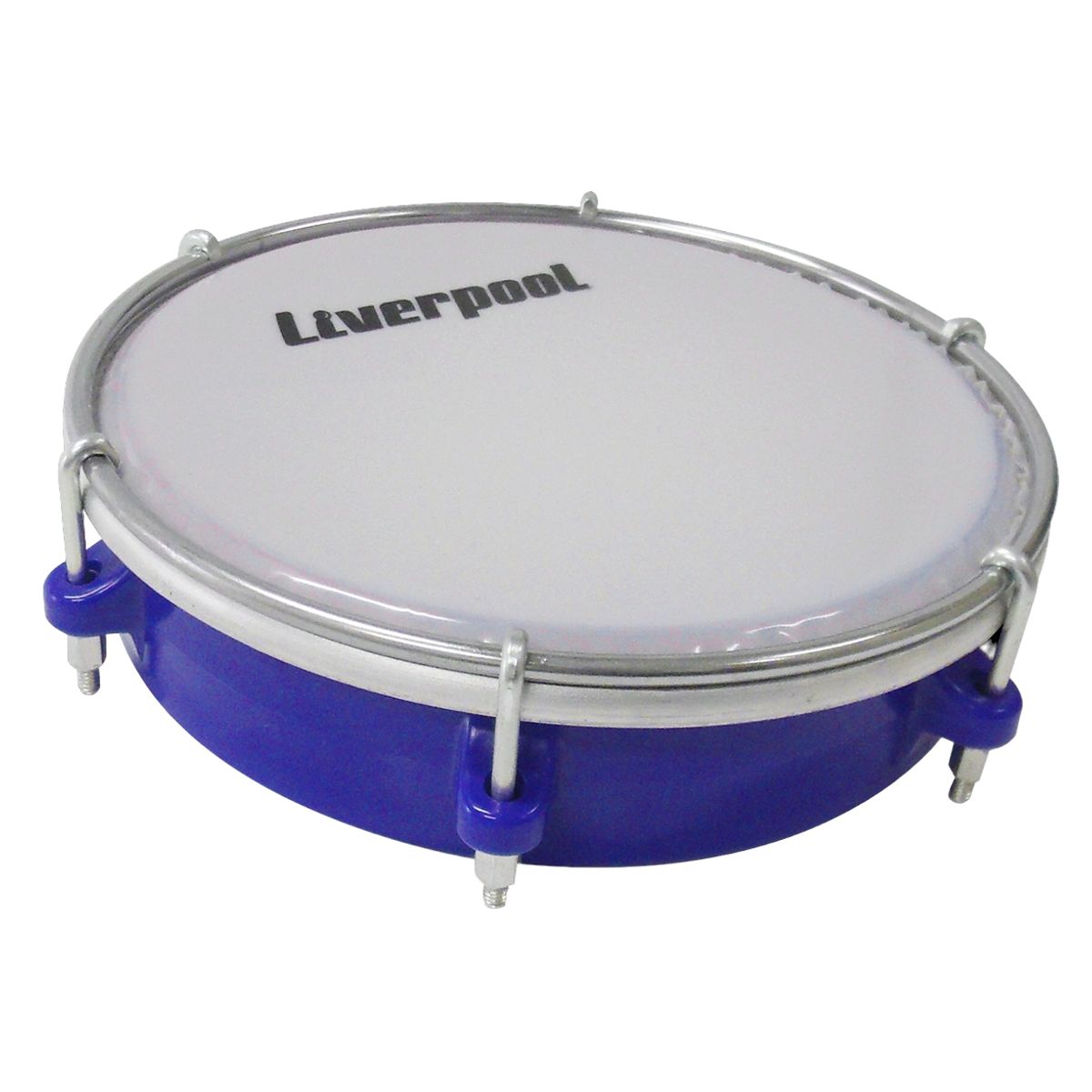 LIVERPOOL - Tamborín Liverpool 6'' Azul TB-TAM-6A
