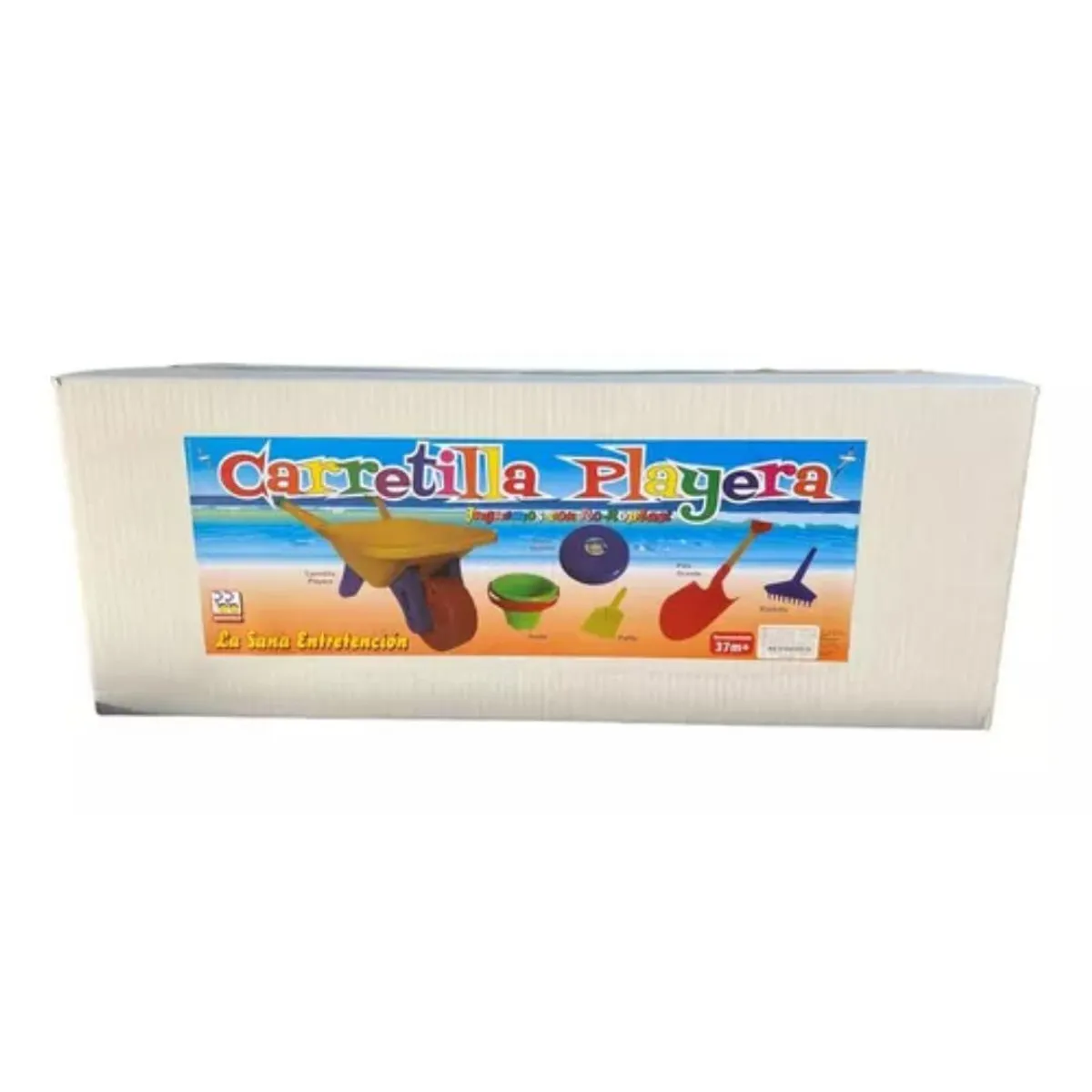 GENERICO - Carretilla Playera Infantil Grande  Pala Y Accesorios