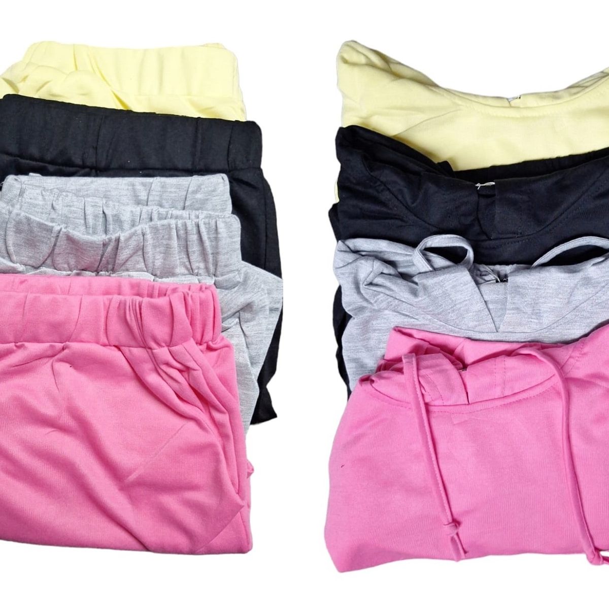 GARSIL - Conjunto Deportivo Casual Para Mujer Poleron Manga Corta Y Short