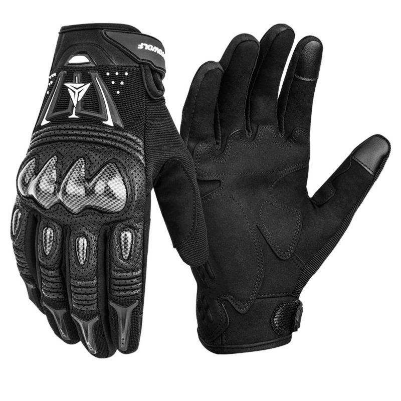 MOTOWOLF - Guantes Para Moto Tácticos y Táctiles Motowolf 0304