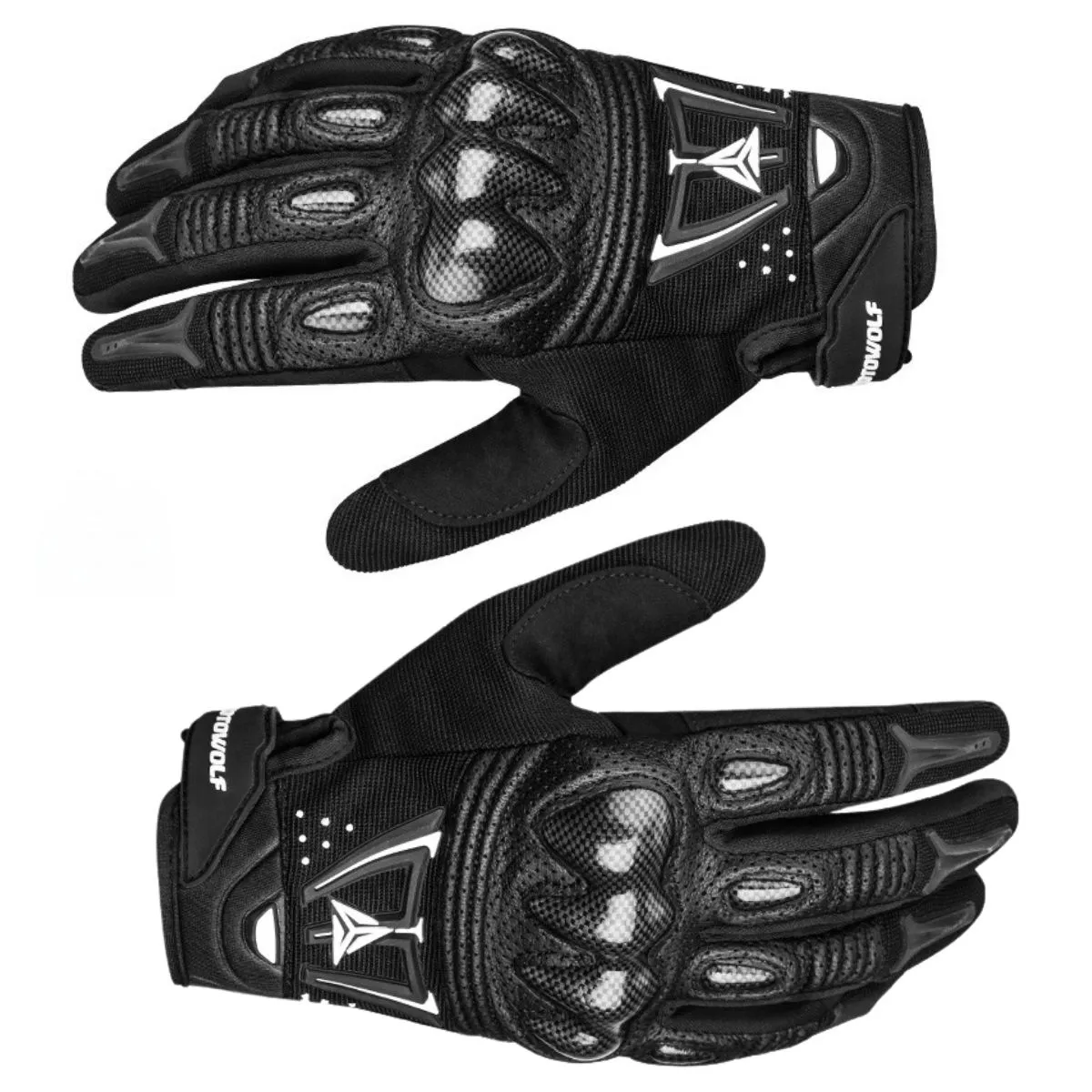 MOTOWOLF - Guantes Para Moto Tácticos y Táctiles Motowolf 0304