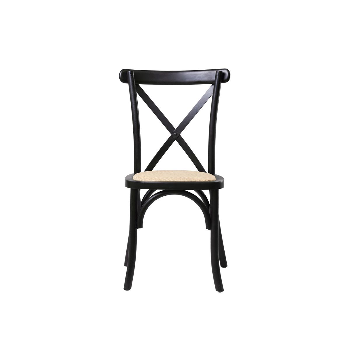 BOKAN - Pack 4 Sillas Toscana Ratán Black