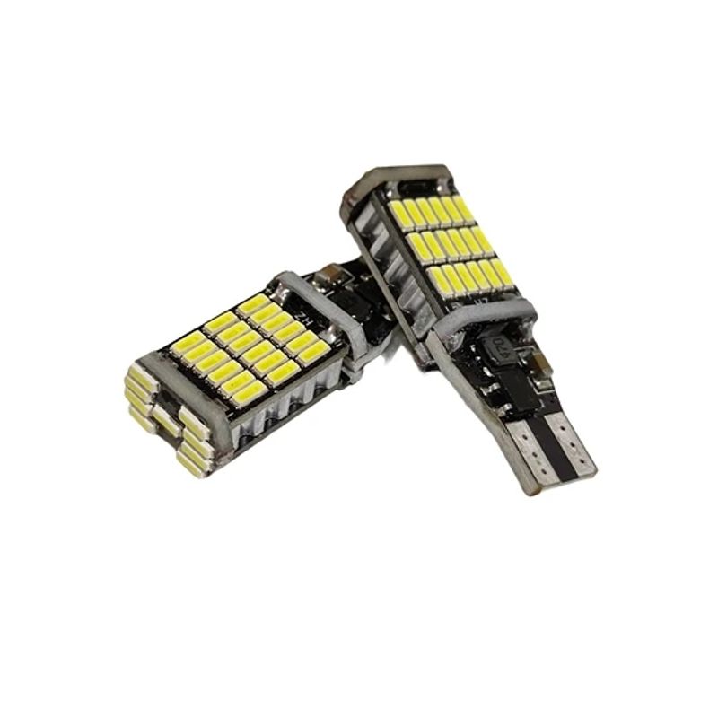 GENERICO - X2 Ampolletas Led T10 BLANCO PREMIUM Cola de Pescado Karvas