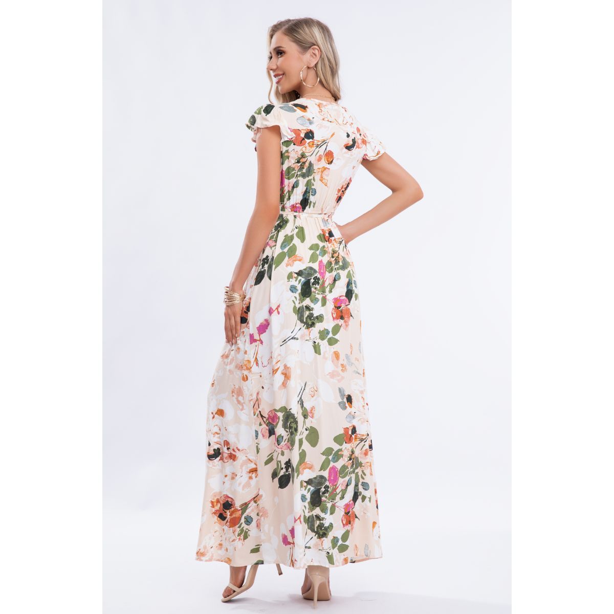 LOOK SHOP - Vestido Largo Primavera Mujer. Maxi Vestido. Tendencia. 266