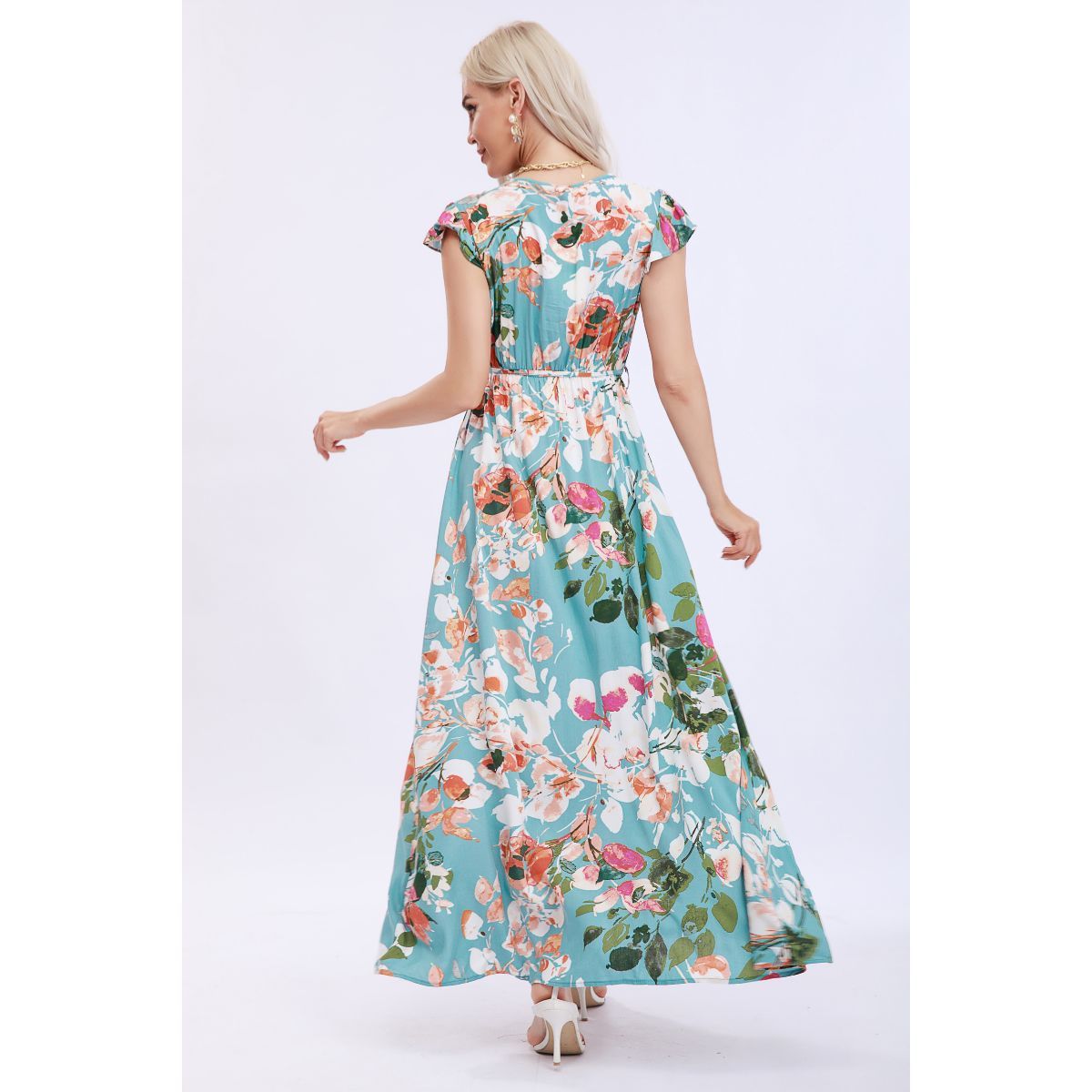 LOOK SHOP - Vestido Largo Primavera Mujer. Maxi Vestido. Tendencia. 266