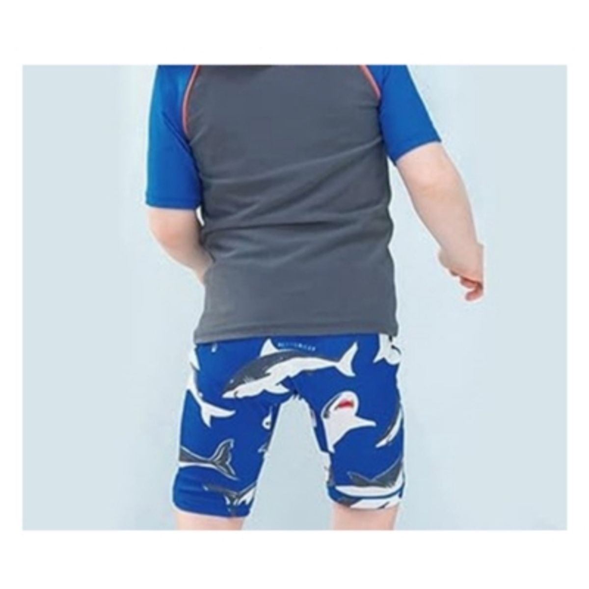 JUMP KIDS - Traje de Baño 2 piezas Manga Corta Niño Jump Kids Tiburón.