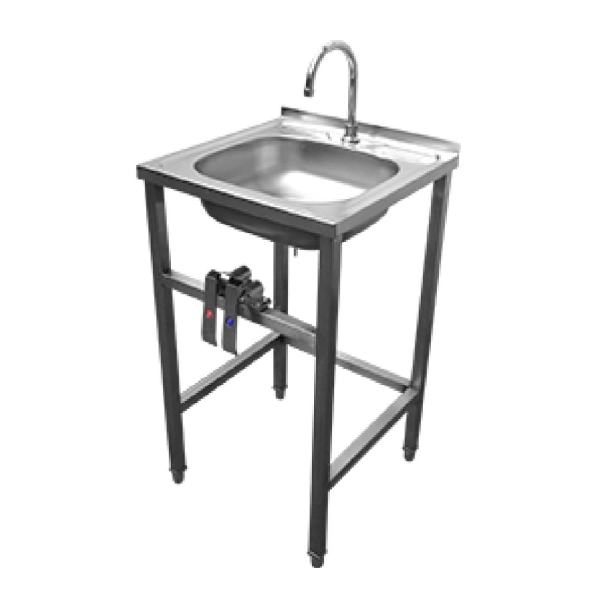 PROWAT - Lavamanos accionamiento rodilla LRF-50 (incluye 3 flexibles)