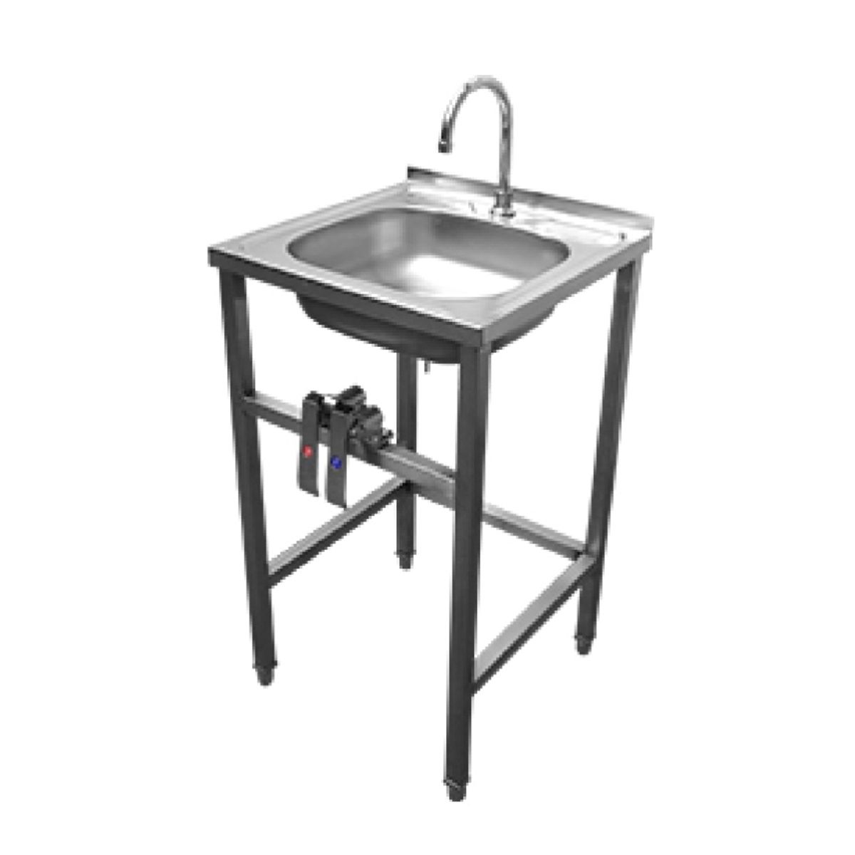 PROWAT - Lavamanos accionamiento rodilla LRF-50 (incluye 3 flexibles)