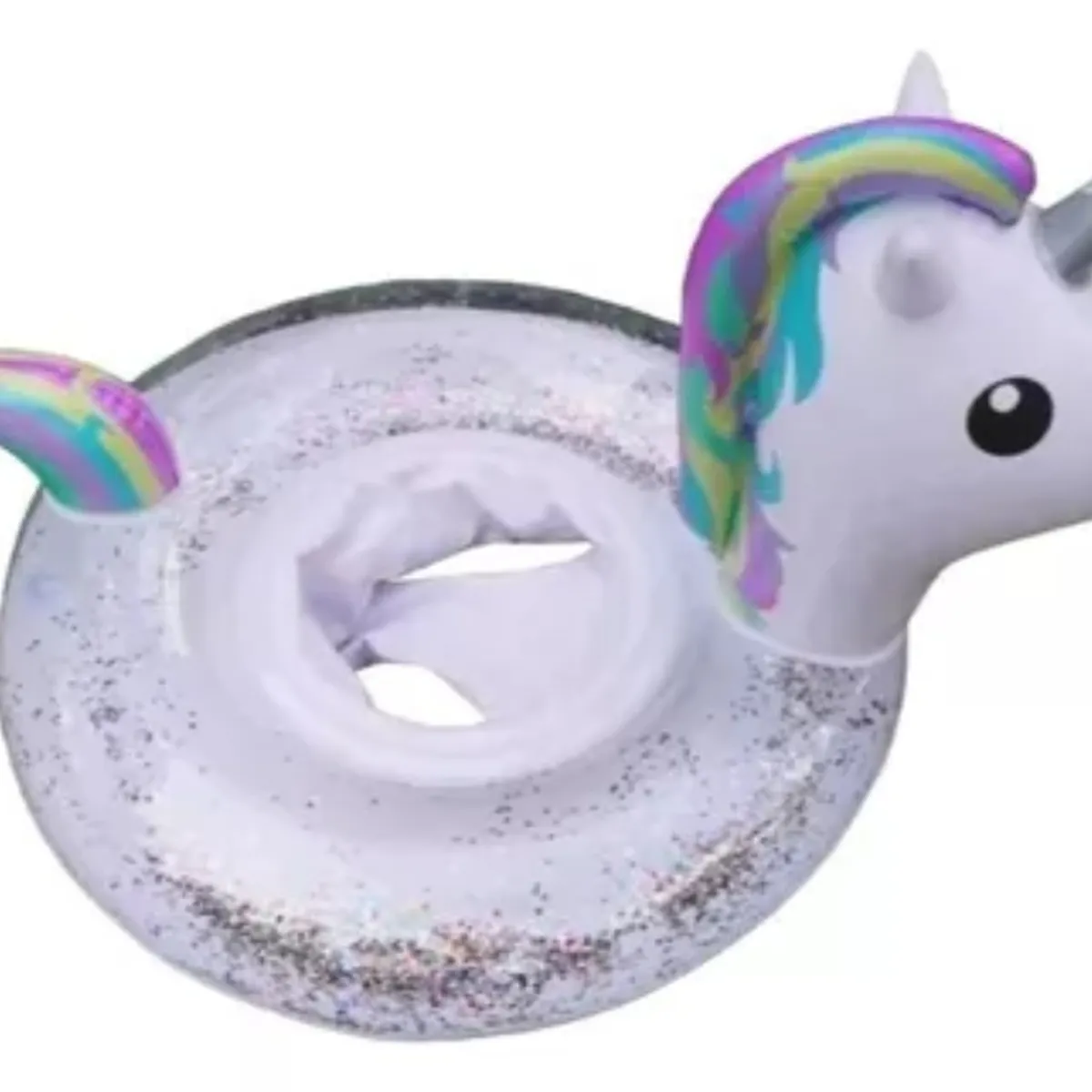OEM - Flotador Inflable Unicornio Anillo De Natación 60x40cm