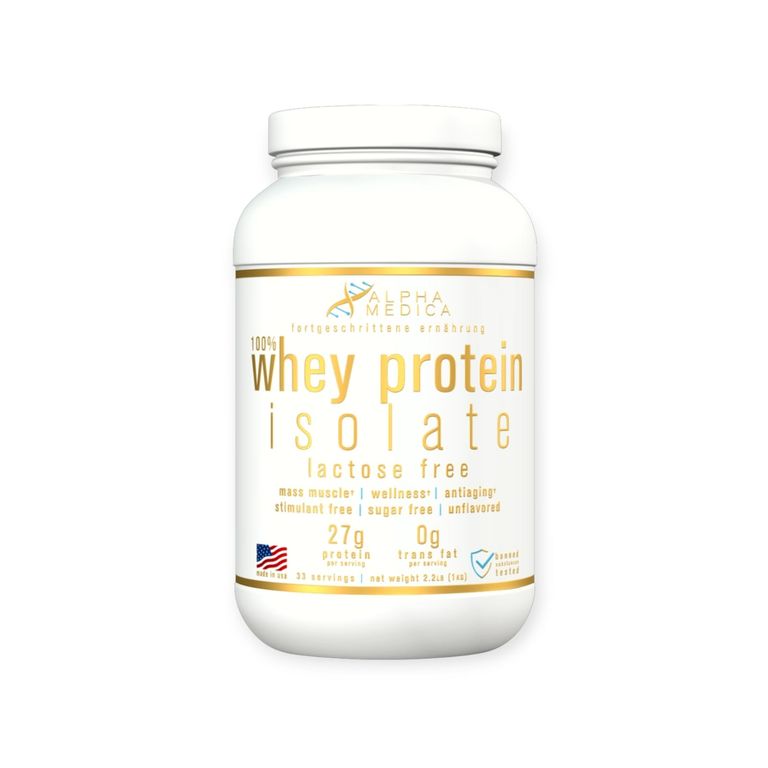 PROTEINA 100% WHEY PROTEIN ISOLATE 1KILO 33 SV - ALPHA MEDICA