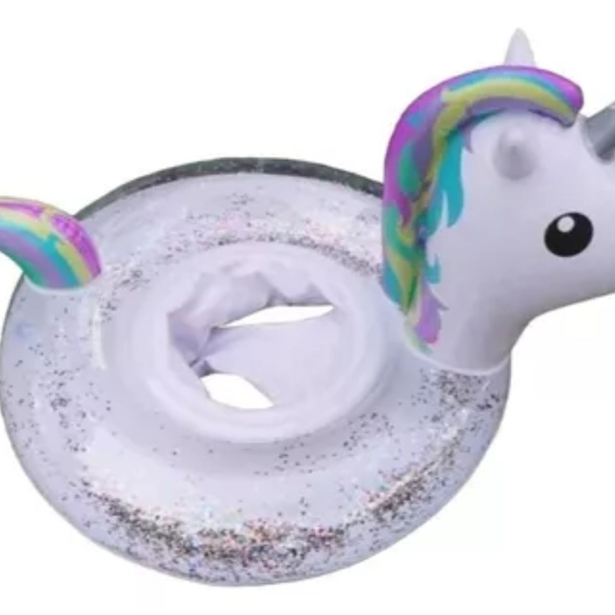 OEM - Flotador Inflable Unicornio Anillo De Natación 60x40cm