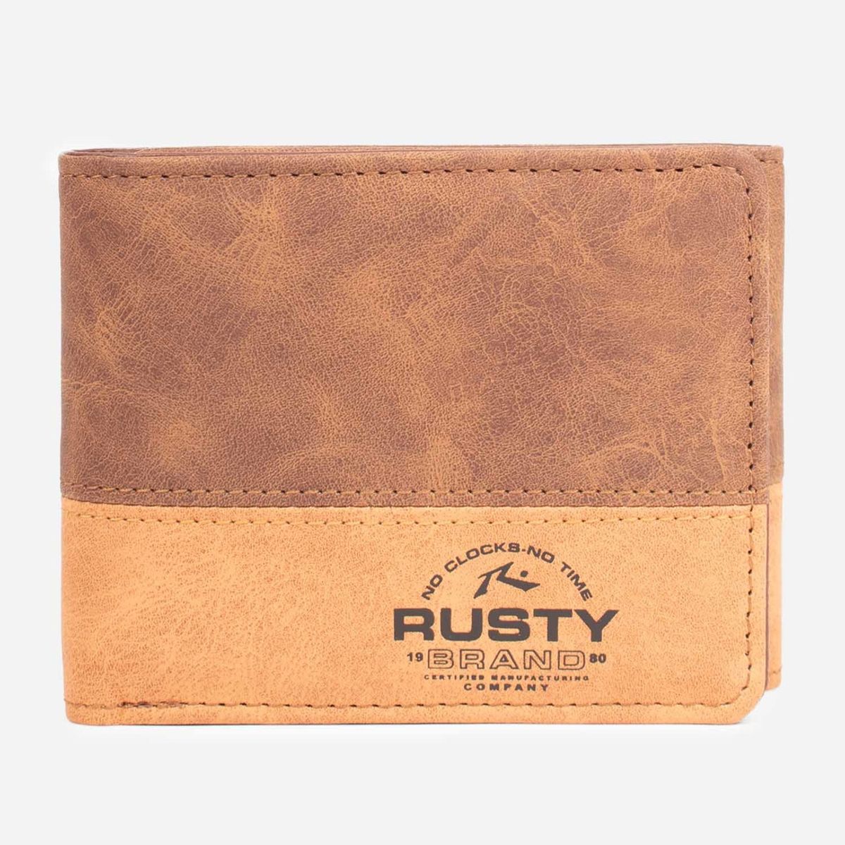 RUSTY - Billetera Div Café Hombre Rusty