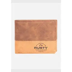 RUSTY - Billetera Div Café Hombre