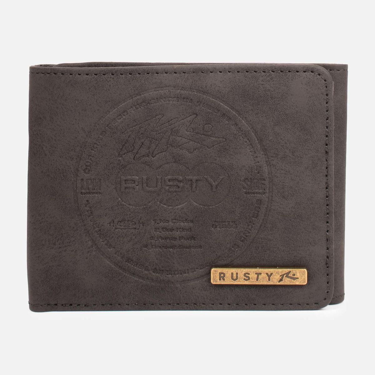 RUSTY - Billetera Our kind records Negro Hombre Rusty
