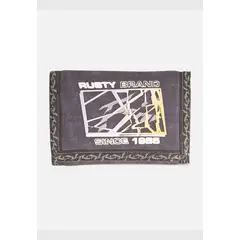RUSTY - Billetera Broke glass Negro Hombre