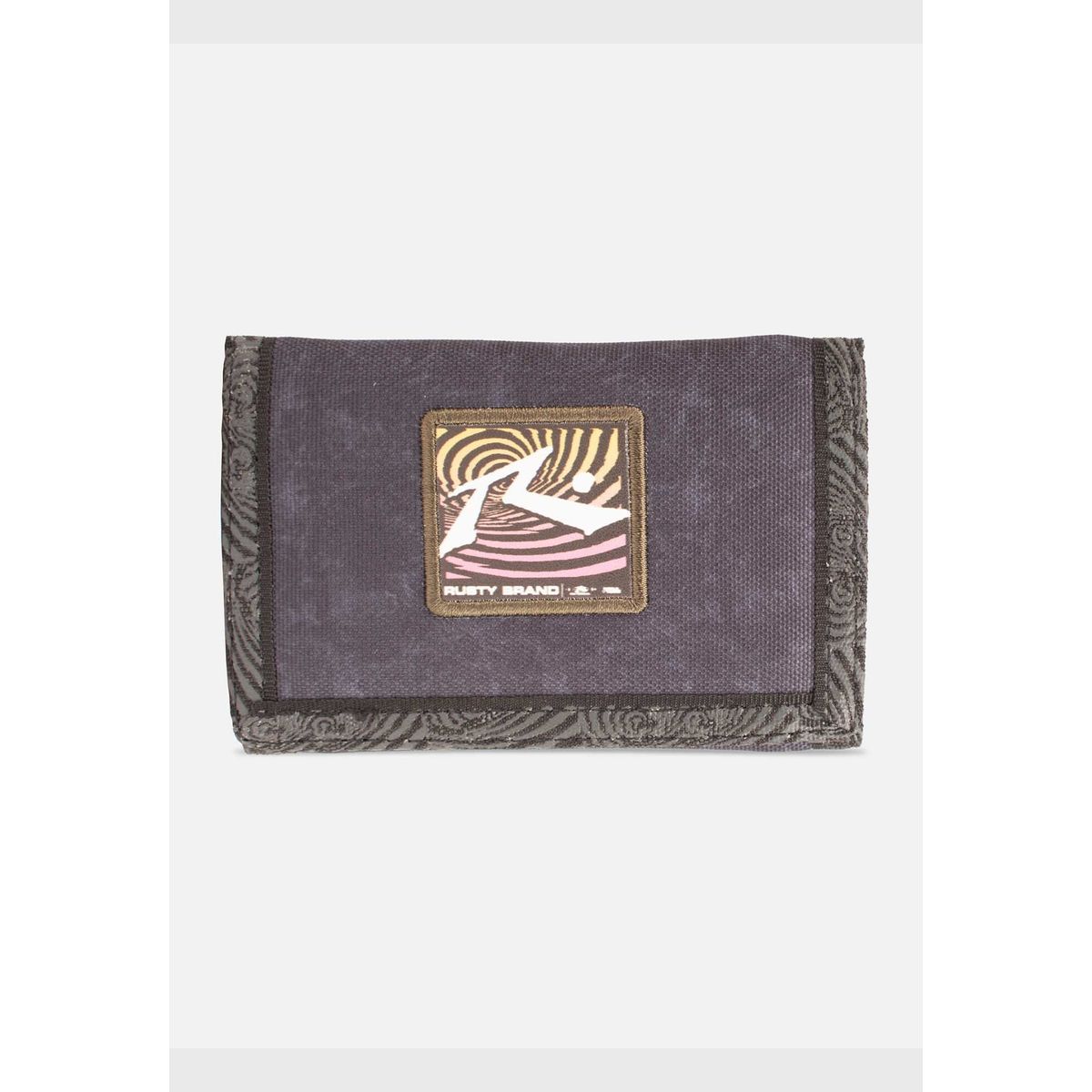 RUSTY - Billetera Spiral Negro Hombre Rusty