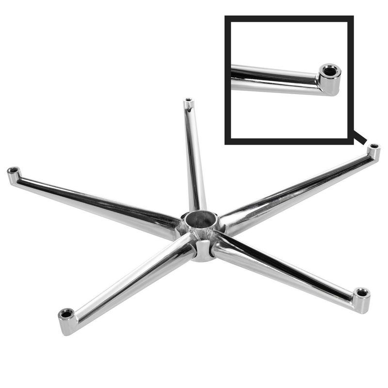 BOOKSTORE - Estrella de acero  700 mm repuesto para sillas de oficina