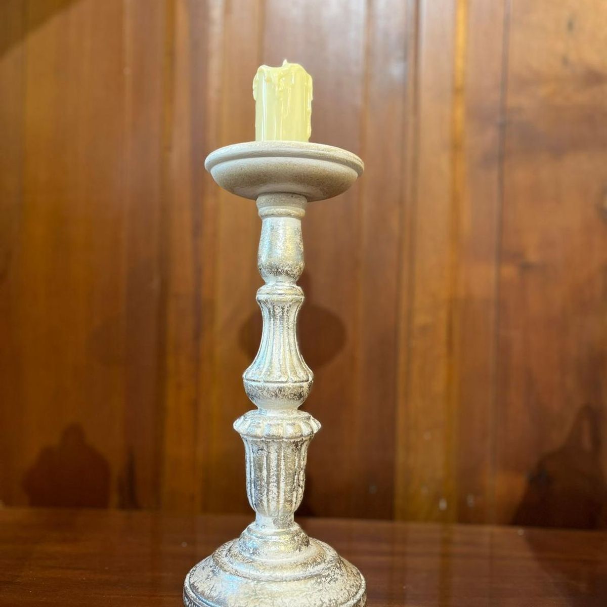 GENERICO - Candelabro Diseño Pilar de Madera