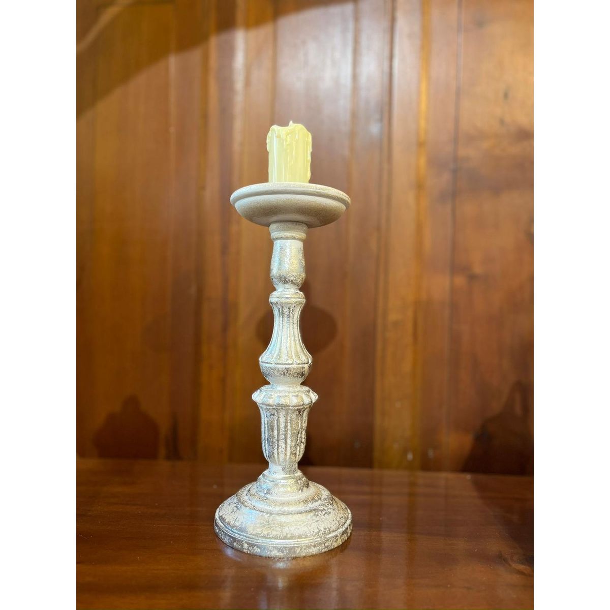 GENERICO - Candelabro Diseño Pilar de Madera