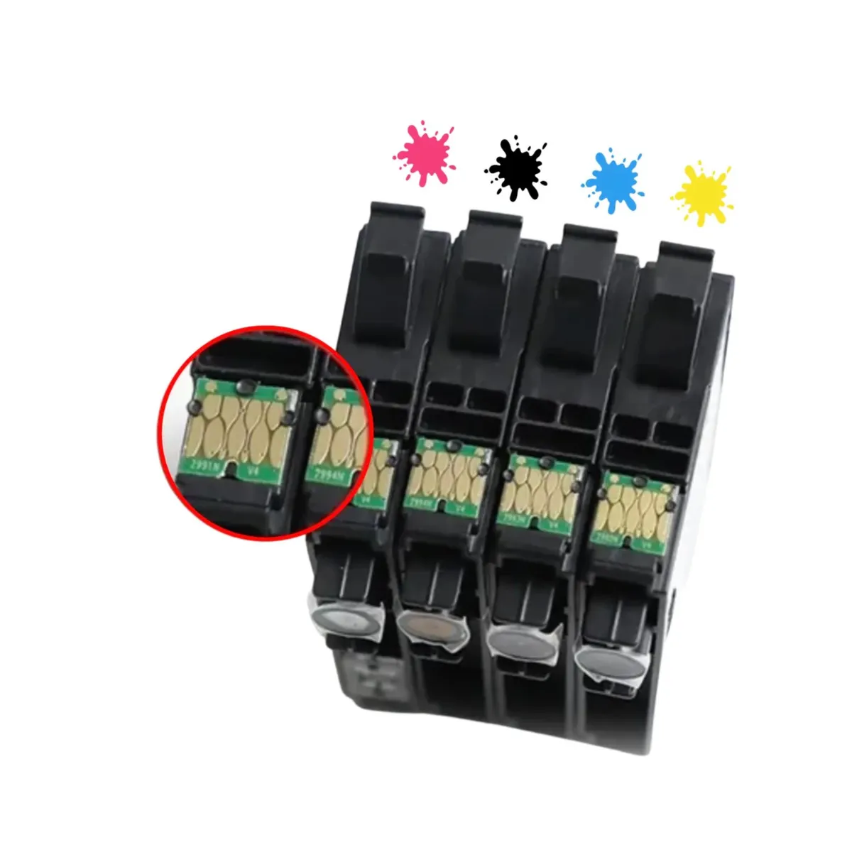 GENERICO - Pack 4 Cartuchos Tintas Alternativas 73n Cx5600 Tx220 Epson