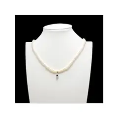 GENERICO - Collar De Perlas Forma De Gota Color Plateado