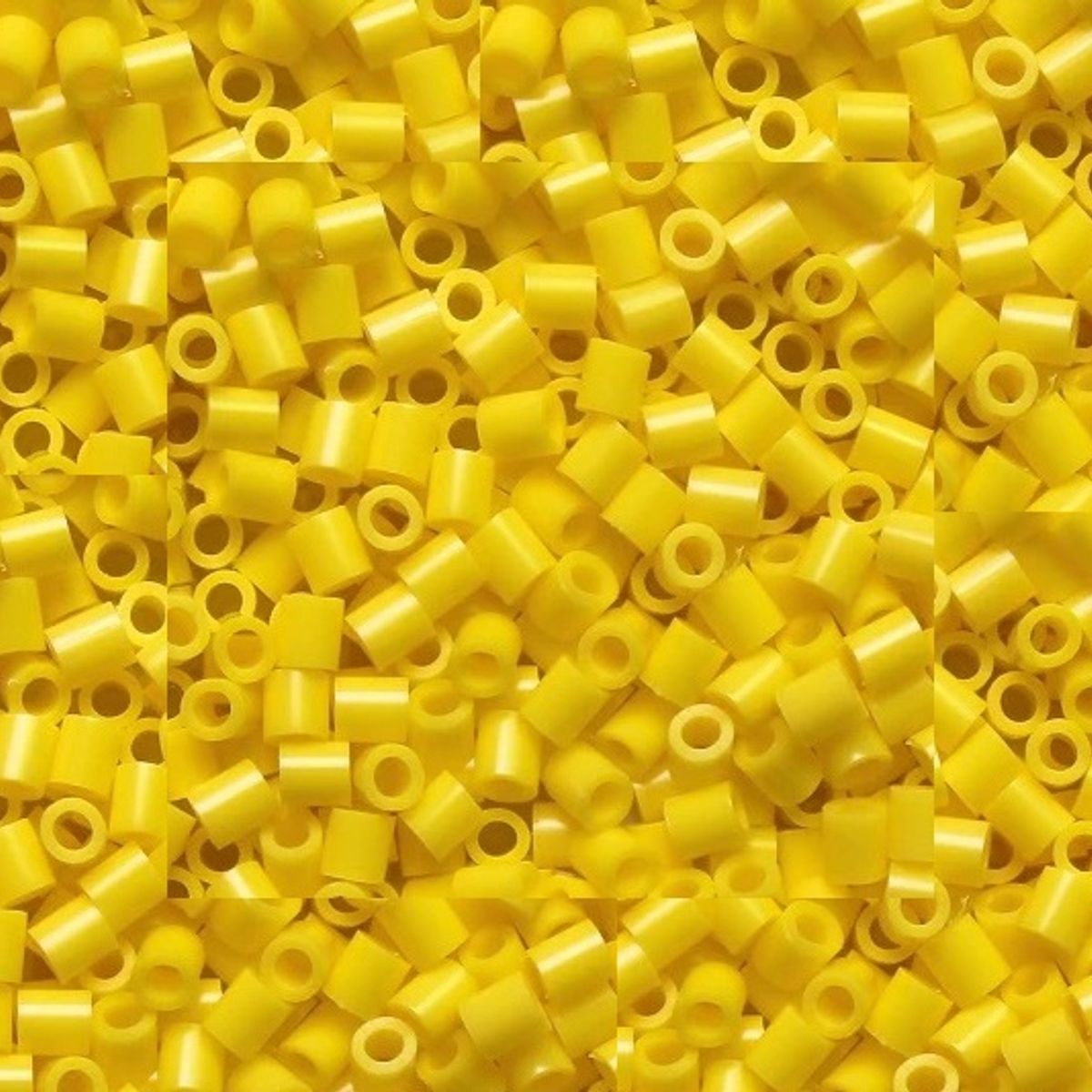 GENERICO - HAMA BEADS PERLER 1500u 5MM AMARILLO 1716