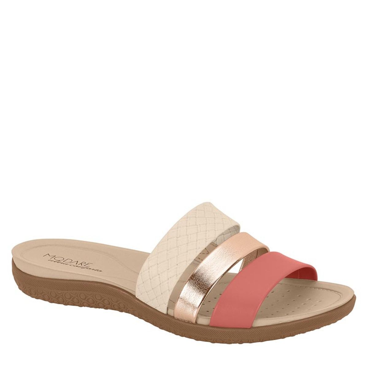 MODARE - Sandalia Modare Ecocuero Multicolor Negro