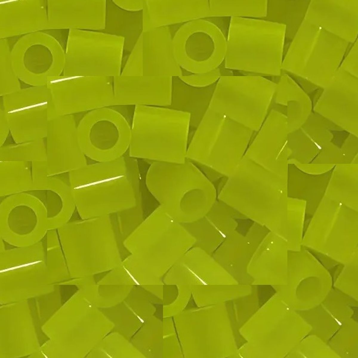 GENERICO - HAMA BEADS PERLER 1500u 5MM AMARILLO TRANSLUCIDO 1725