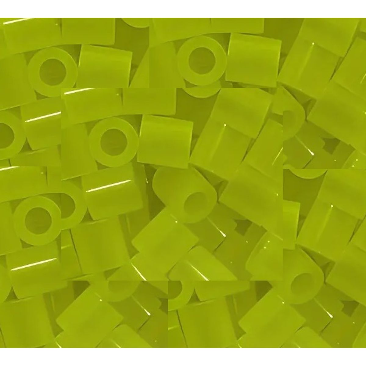 GENERICO - HAMA BEADS PERLER 1500u 5MM AMARILLO TRANSLUCIDO 1725