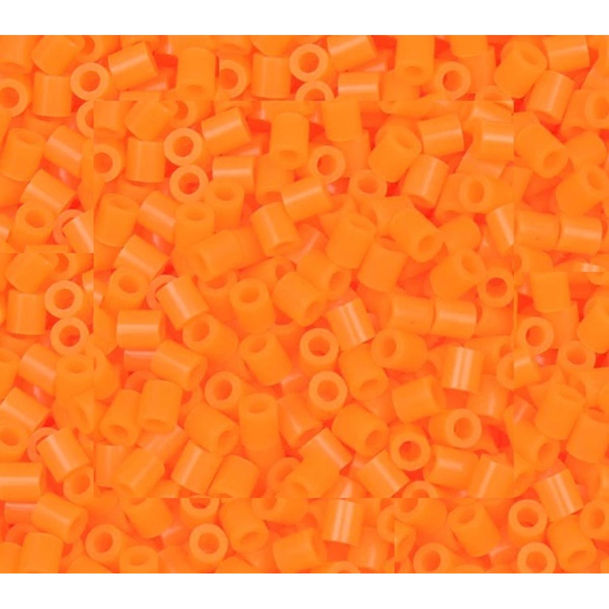 GENERICO - HAMA BEADS PERLER 1500u 5MM NARANJA NEON 1727