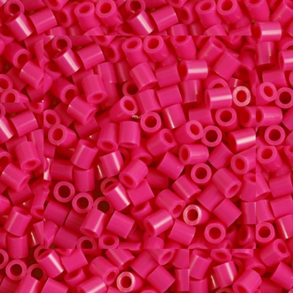 GENERICO - HAMA BEADS PERLER 1500u 5MM FUCSIA 1728