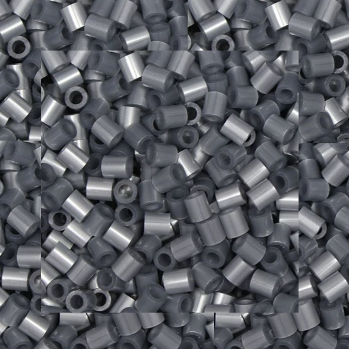 GENERICO - HAMA BEADS PERLER 1500u 5MM PLATEADO 4009