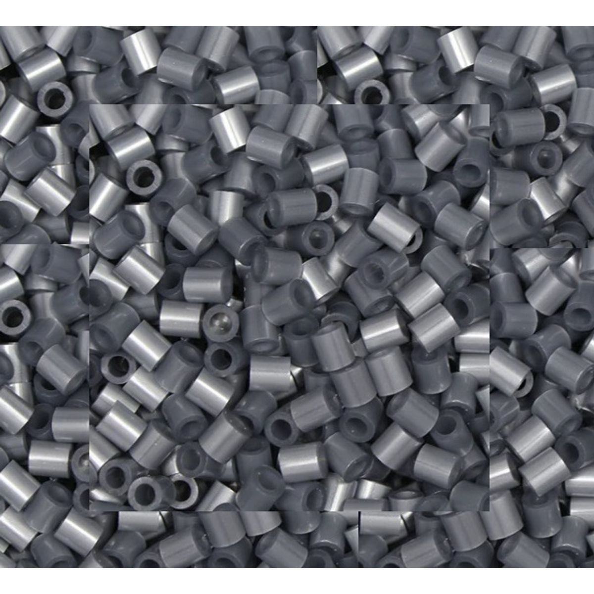 GENERICO - HAMA BEADS PERLER 1500u 5MM PLATEADO 4009