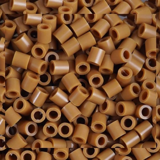 GENERICO - HAMA BEADS PERLER 1500u 5MM CAFE CLARO 4013