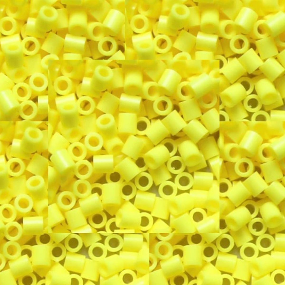 GENERICO - HAMA BEADS PERLER 1500u 5MM AMARILLO NEON 4021