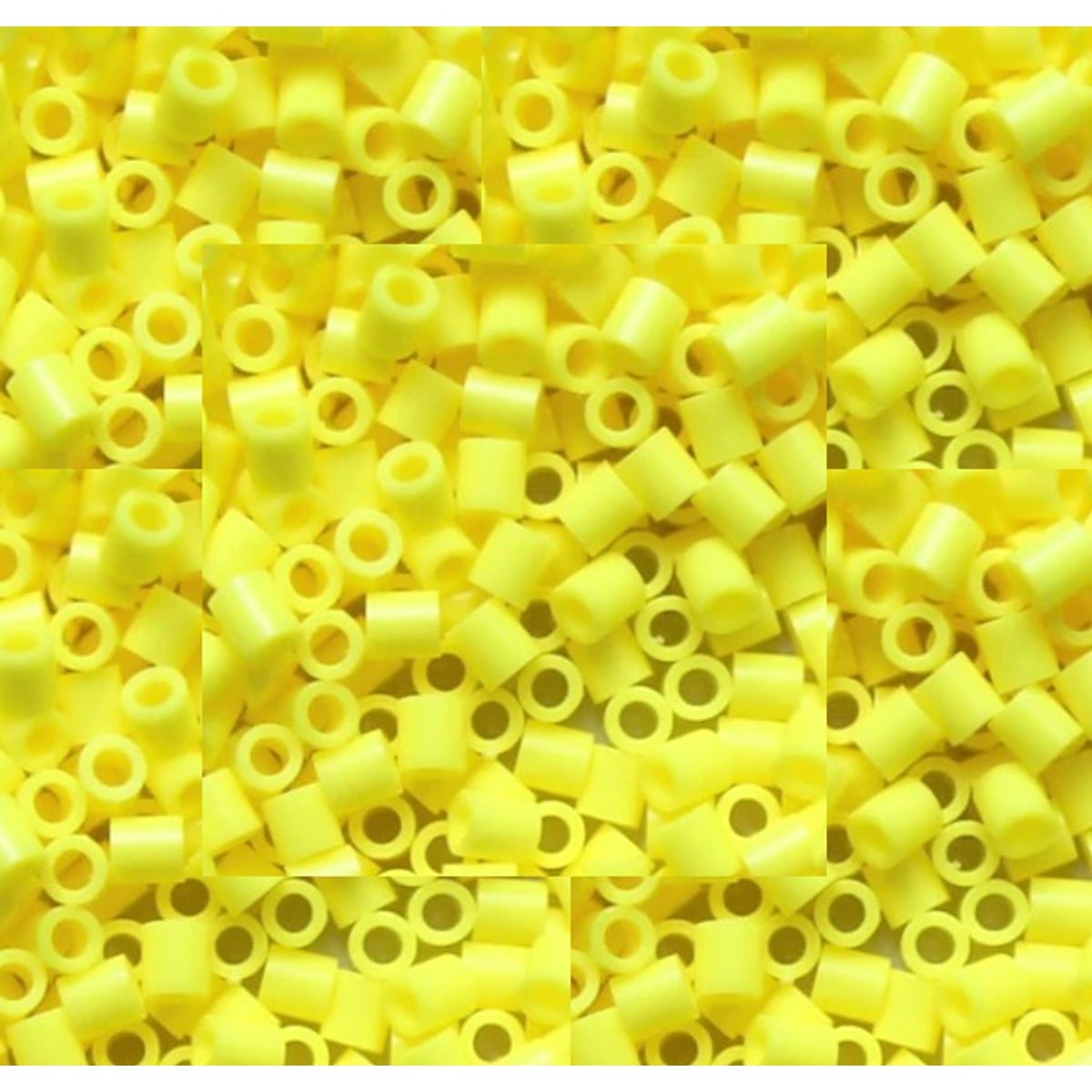 GENERICO - HAMA BEADS PERLER 1500u 5MM AMARILLO NEON 4021