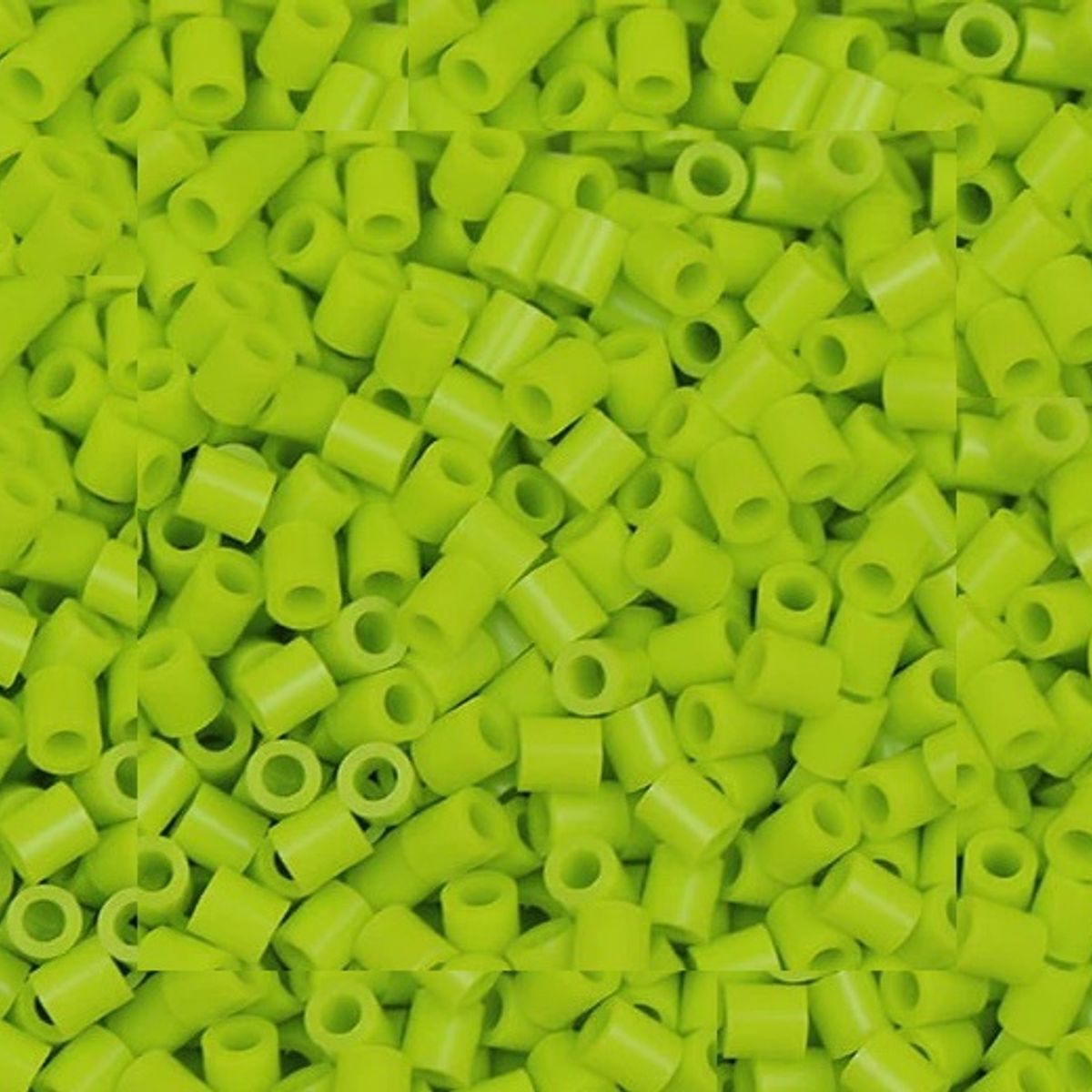 GENERICO - HAMA BEADS PERLER 1500u 5MM AMARILLO TRANSLUCIDO NEON 4022