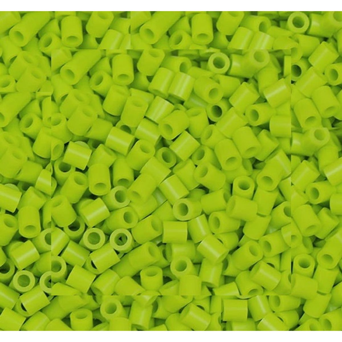 GENERICO - HAMA BEADS PERLER 1500u 5MM AMARILLO TRANSLUCIDO NEON 4022