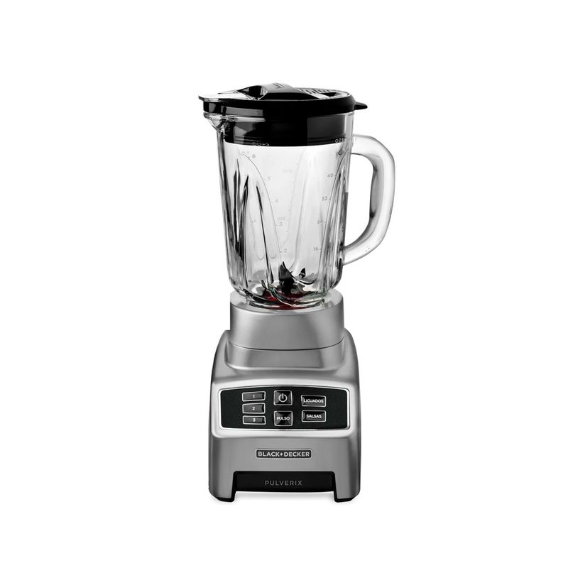 BLACK+DECKER - Licuadora Black+Decker BL1840MS 1.5 Lt 700W Gris 3 Vel