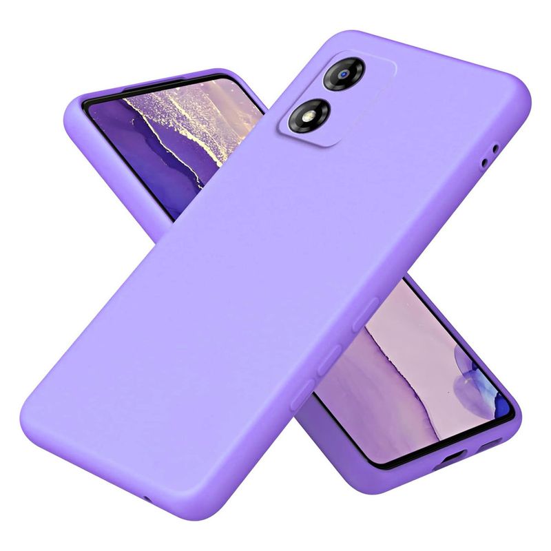 JOIGO - Carcasa Para Motorola Moto E13 Goma Lila