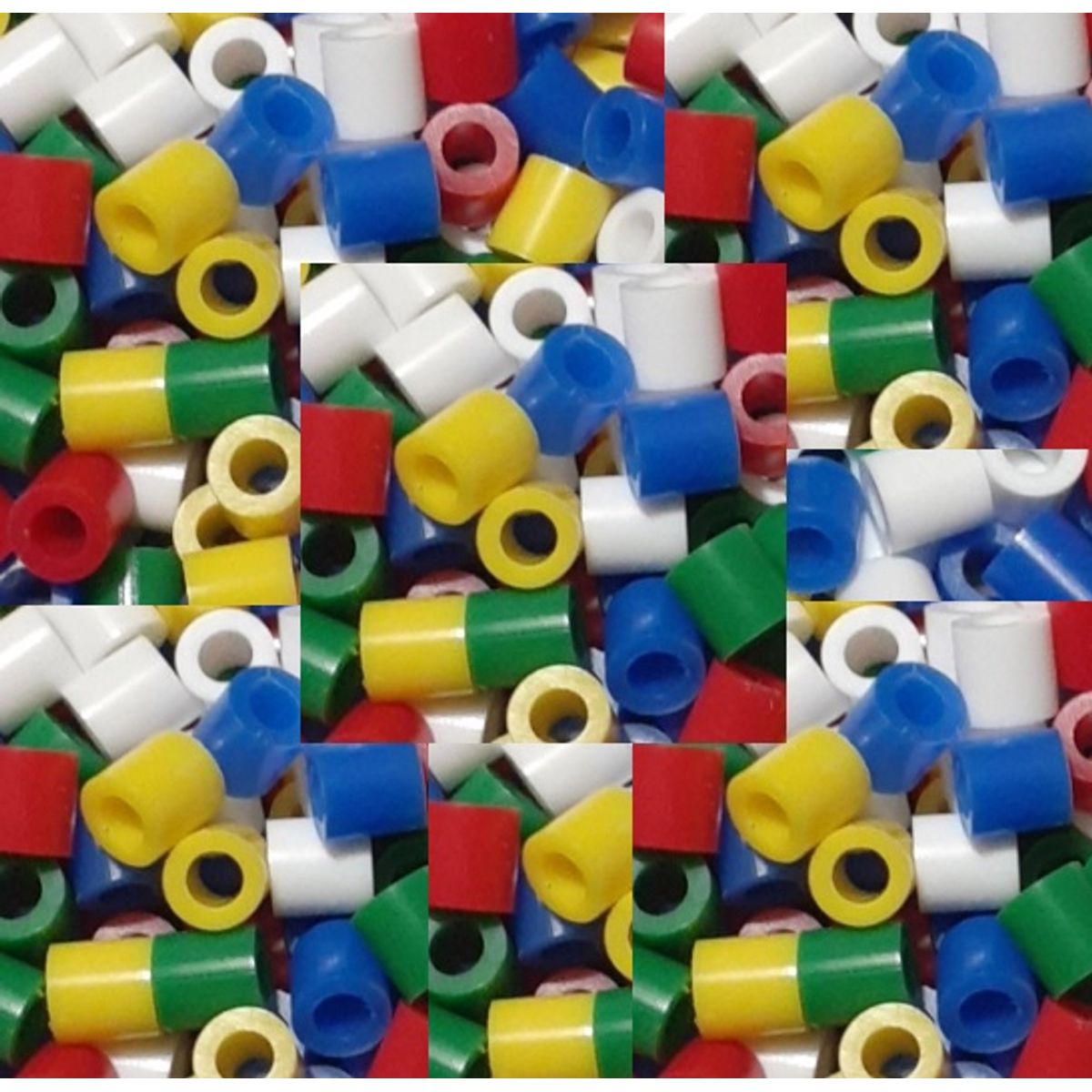 GENERICO - HAMA BEADS PERLER 1500u 5MM MIX 1