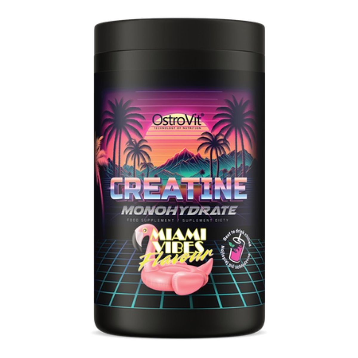 OSTROVIT - CREATINA MONOHIDRATADA 500GR MIAMI VIBES - OSTROVIT