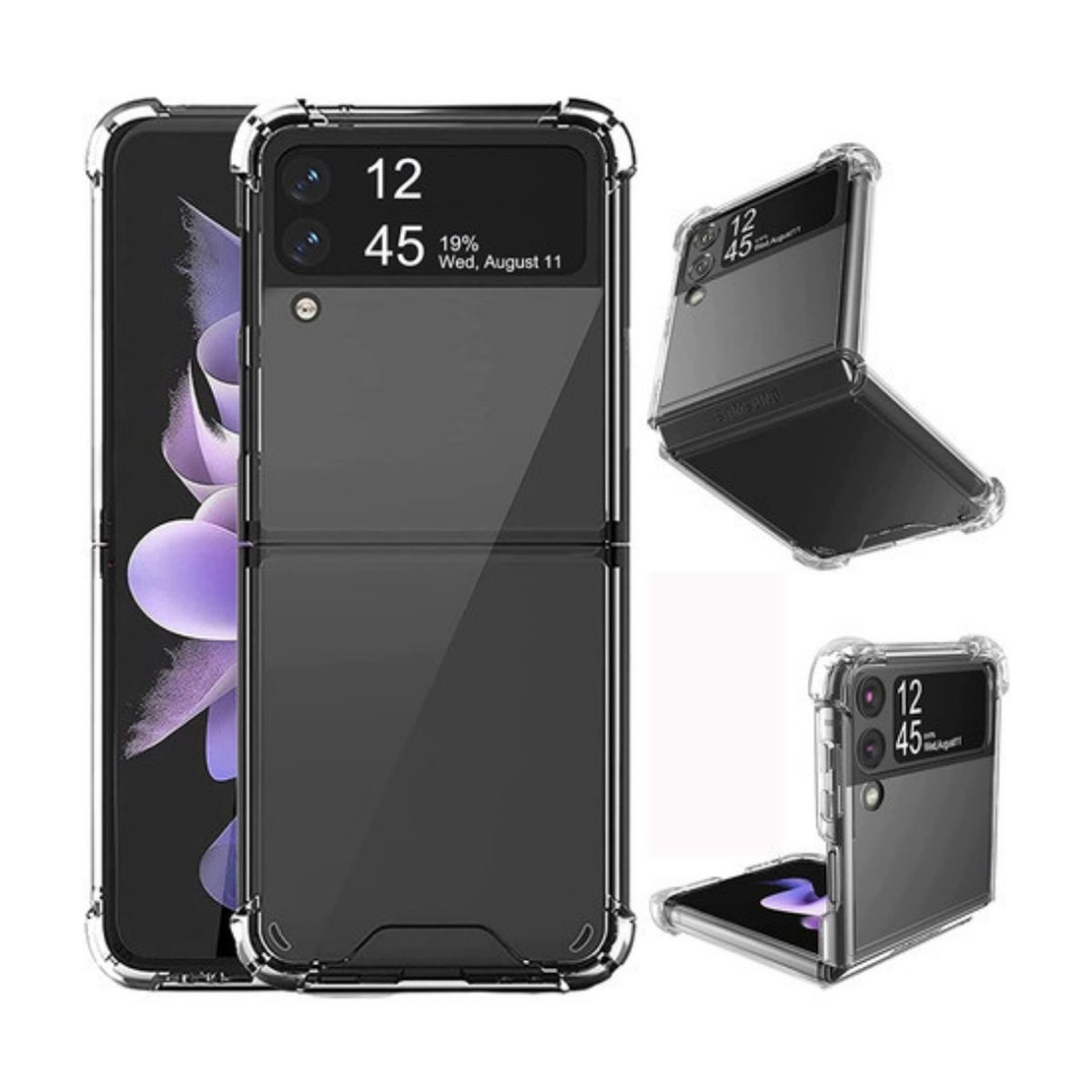 GENERICO - Carcasa Silicona Reforzada Para Samsung Galaxy Z Flip 4