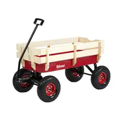 KIDSCOOL - CARRITO DE ARRASTRE WAGON ROJO - - WAGON