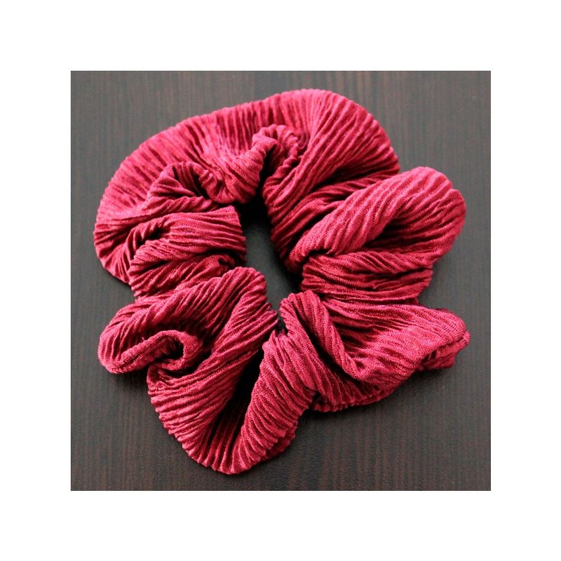 GENERICO - Coleta Para Cabello Mediana Color Vino