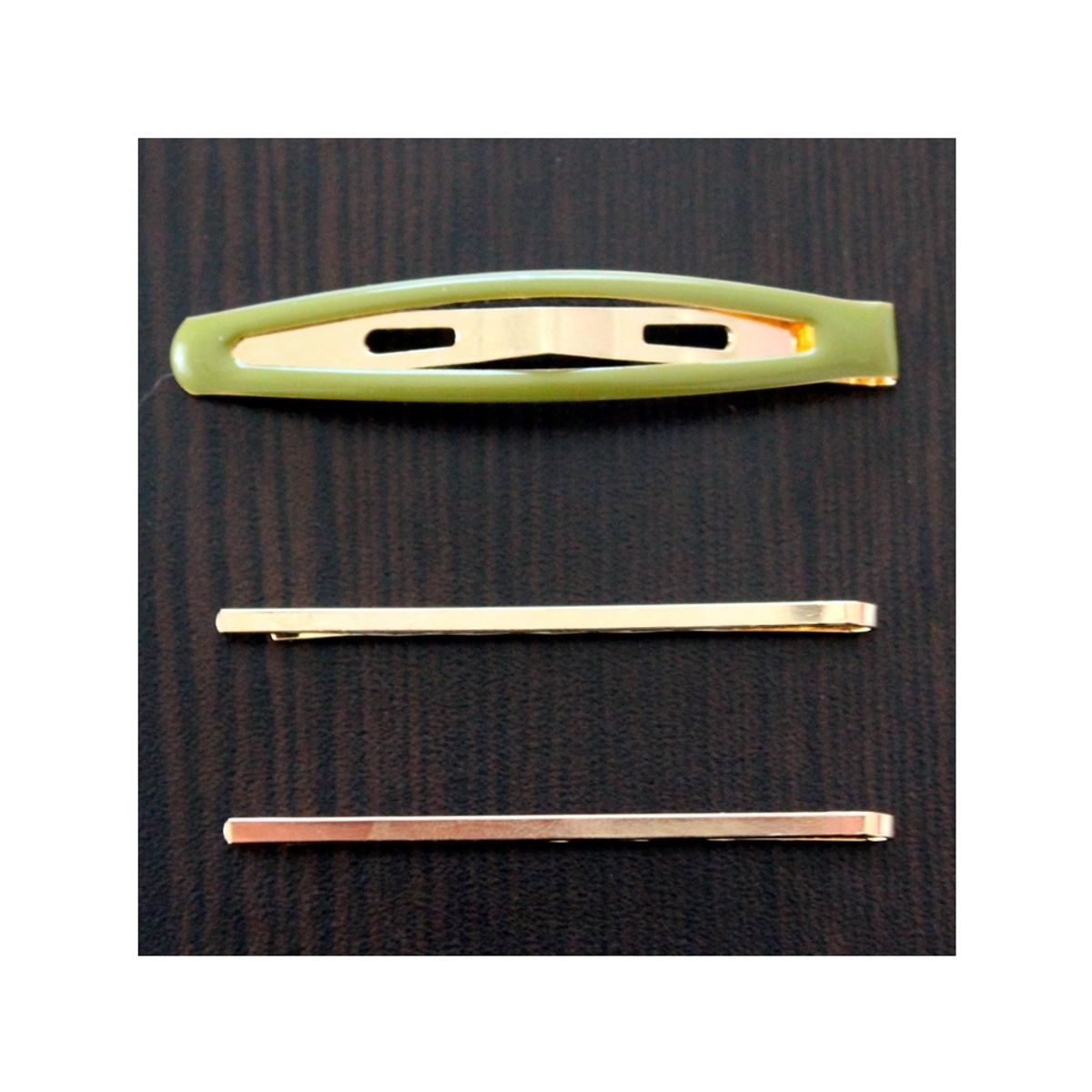 GENERICO - Set Clip Y Horquillas Metálicas Para Cabello  Oliva