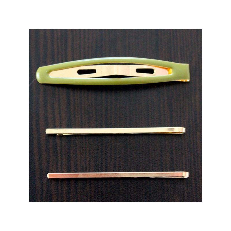 GENERICO - Set Clip Y Horquillas Metálicas Para Cabello  Oliva