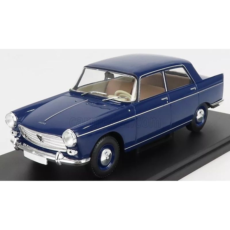 PEUGEOT - Auto Peugeot 404 Año 1968 Escala 1:24 Azul