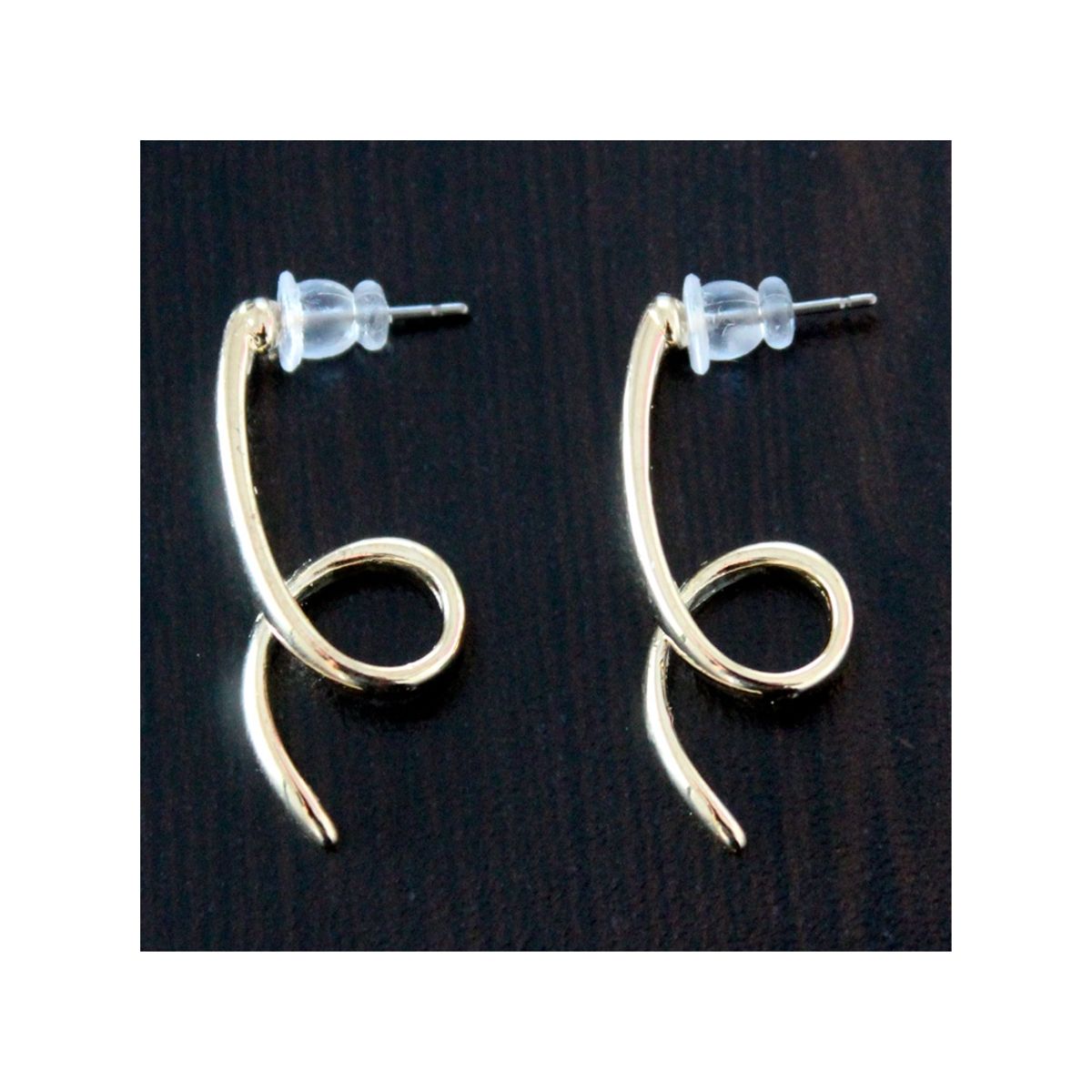 GENERICO - Aros Infinity Acero Color Dorado